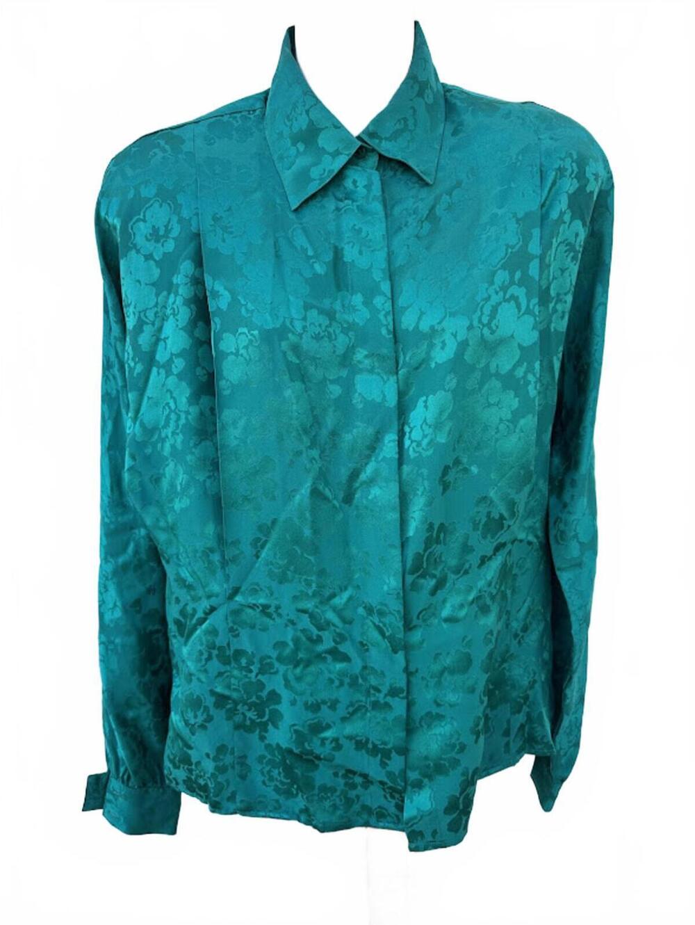 Regina Porter Silk Jacquard Blouse 8